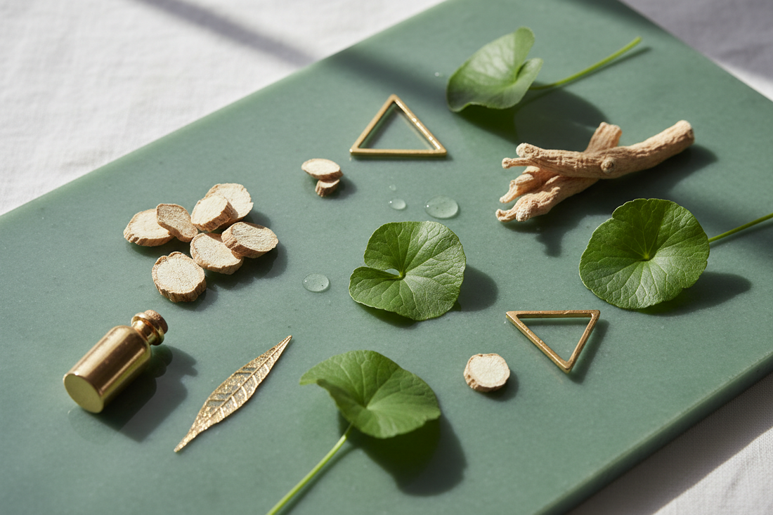 Centella asiatica botanical study