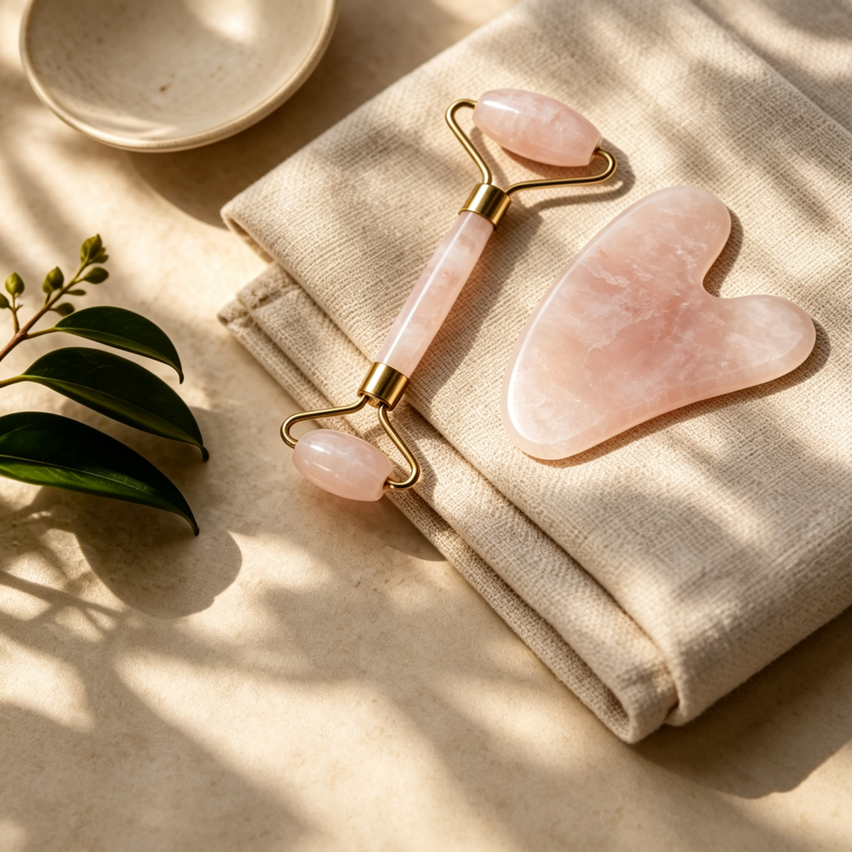 Gua sha and facial ritual guidance
