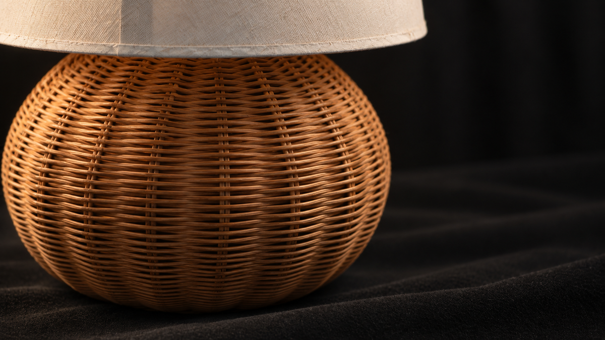 Rattan Table Lamp