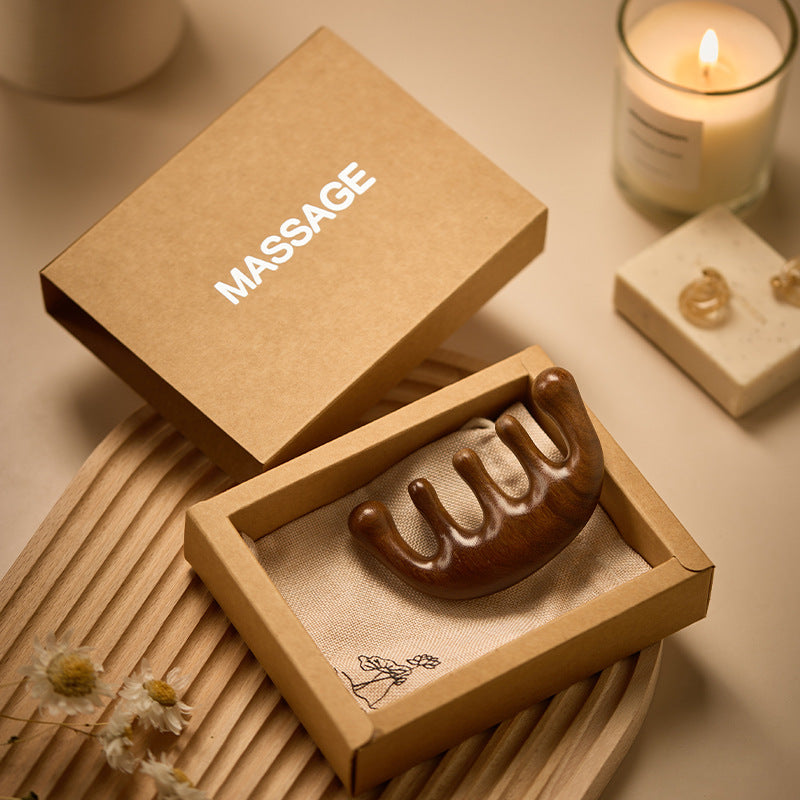 Wooden Scalp Massage Comb