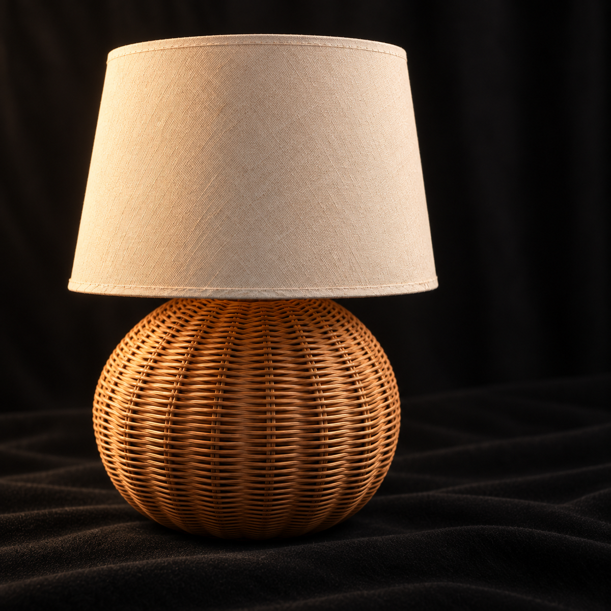 Rattan Table Lamp